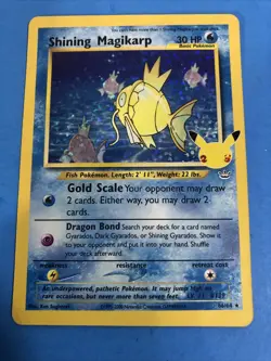 Shining Magikarp 66/64 Celebrations Classic Collection Holo Pokemon TCG Card NM - Image 3