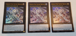 Yu-Gi-Oh Indigo-Eyes Silver Dragon Ultra Rare ALL 1st Edition 3 card set - Image 1