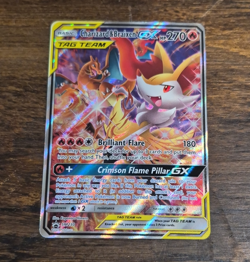 Charizard & Braixen GX TAG TEAM SM230 Promo Holo Pokemon Card HP 270 - Image 1