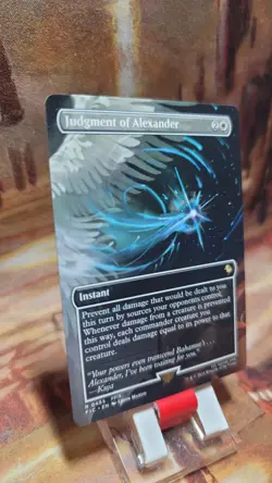MTG Judgment of Alexander #455 Borderless Commander: Final Fantasy Non-Foil - Image 3