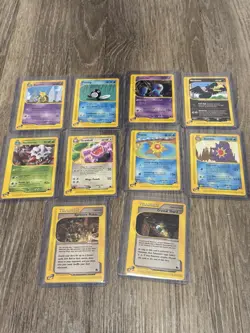 Vintage Pokemon Card Lot Skyridge LP/MP/HP 10 CARDS - Image 1