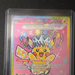 Pokemon Pikachu ex Teracristal Ascended Hero's TCG Card (Spanish) - Image 1