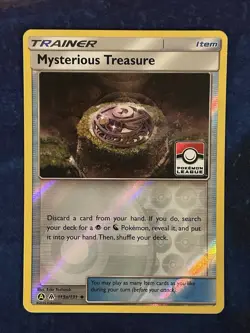 Pokemon Mysterious Treasure # 113a/131 League Stamped Promo -Forbidden Light -LP - Image 1