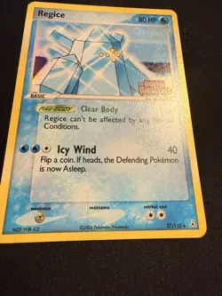Regice Reverse Holo Stamped (Holo Bleed) Holon Phantoms 27/110 Pokemon TCG - Image 2