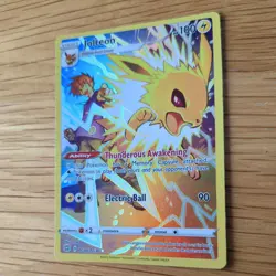 JOLTEON TG04/TG30 POKEMON CARD (TRAINER GALLERY BRILLIANT STARS SET) FULL ART - Image 4