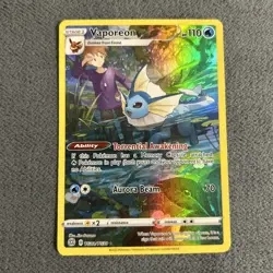 💧 Pokemon Vaporeon TG02/TG30 - Brilliant Stars - Near Mint 💧 - Image 1