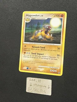 Pokemon D&P Majestic Dawn - Hippowdon Lv.44 - Non Holo Rare - 21/100 - LP/MP - Image 4