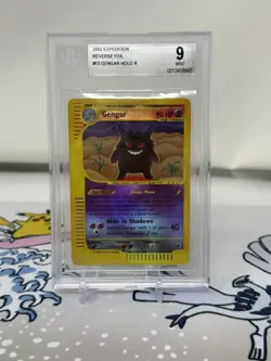 GENGAR-REV.FOIL POKEMON EXPEDITION 2002 #13 BGS 9 - Image 1