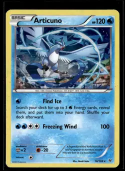 2015 XY - Roaring Skies - Shattered Ice Promo Articuno Basic/Rare #16 - Image 1