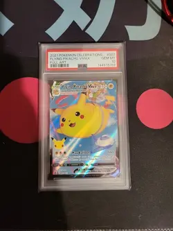 PSA 10 - 2021 Pokemon Celebrations, Flying Pikachu VMAX, Full Art - Image 1
