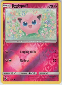 Reverse Holo Jigglypuff 41/68 Common Hidden Fates Near Mint - Image 1