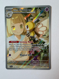 Lillie's Ribombee 164/159 Journey Together Illustration Rare Pokemon TCG NM - Image 1