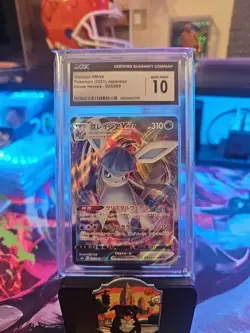 Pokemon 2021 Eevee Heroes #025/069 Glaceon VMAX Holo Japanese CGC GEM MINT 10 - Image 5