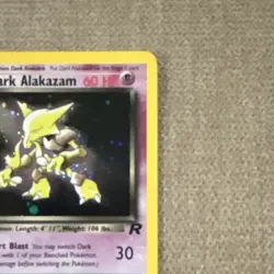 Pokemon Dark Alakazam Holo Rare 1st Edition 1/82 - Image 4