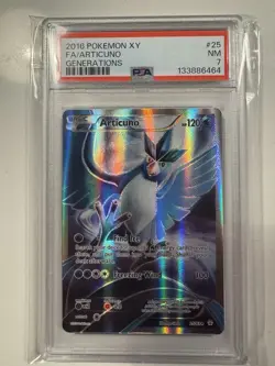 Pokemon TCG Articuno Generations 25/83 Holo Full Art PSA7 - Image 1