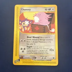 Chansey 72/165 Expedition e reader Pokemon TCG WOTC - Image 1