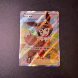 Pokemon TCG: Poke Kid 70/72 Full Art Shining Fates NM - Image 1