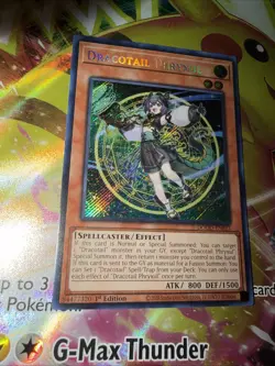 Yugioh! Dracotail Phryxul - DOOD-EN023 - Secret Rare - 1st Edition Near Mint, En - Image 2