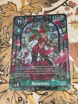 Digimon Card Game Rosemon Premium Heroines 2 Versus Royal Knights BT13-057 - Image 1