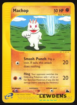 Machop - 74/144 - Common - Skyridge - Pokemon Card - Image 1