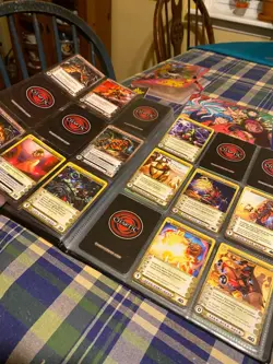 Vintage Chaotic Card Binder Collection with Ultra Pro Chaotic Binder 80+ Cards - Image 2