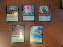 Lorcana | Fabled Set 9 | 5 Promo Cards | Perfect Condition - Image 1