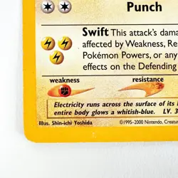 Electabuzz 33/111 - Neo Genesis Vintage - Pokemon TCG, Regular Heavily Played HP - Image 2