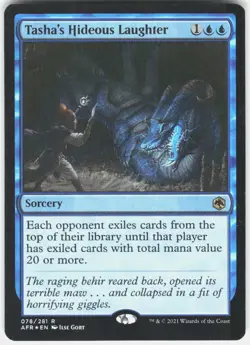 Tasha's Hideous Laughter R Adventures in the Forgotten Realms 78 NM Foil - Image 1