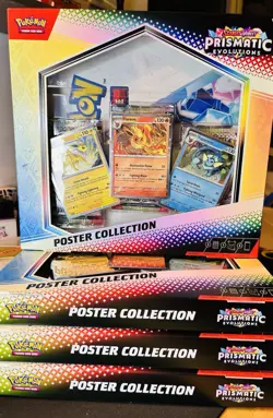 Pokemon Scarlet & Violet 8.5 Prismatic Evolutions Poster Collection (Lot of 4) - Image 1