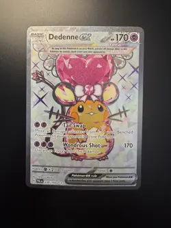 Pokemon TCG - Dedenne ex Full Art Ultra Rare Holo 239/193 Paldea Evolved - Image 1