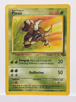 Pinsir 25/64 Non Holo Rare Pokemon Jungle Unlimited WOTC - MP - Image 1