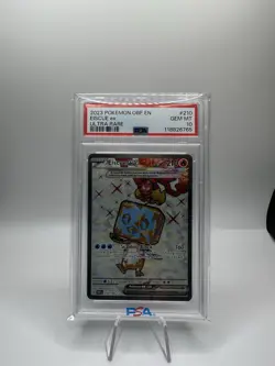 Pokemon Eiscue EX 210/197 Full Art Obsidian Flames 2023 PSA 10 - Image 1