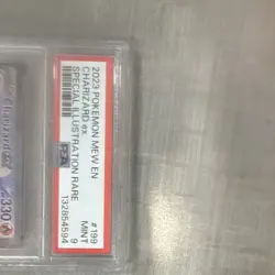 Pokemon Charizard ex Special Illustration Rare Holo PSA 9 2023 201/165 - Image 2