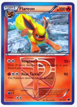 Flareon (Team Plasma) Uncommon Plasma Freeze 12/116 MP Pokemon TCG - Image 1