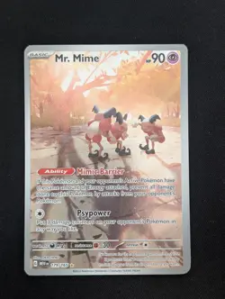 Mr. Mime 179/165 Sv: Scarlet & Violet Pokemon 151 Illustration Rare Holo - Image 1