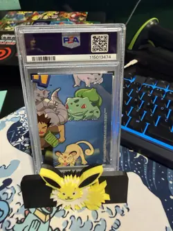 1999 Topps Pokemon TV #TV10 James Foil PSA 9 - Image 2