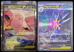 Pokemon Perfect Order Mega Clefable Ex 119/88 Mega Starmie Ex 118/088 - Image 1