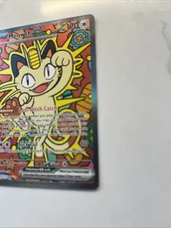 Pokemon TCG Meowth EX 121/088 Special Illustration Rare Perfect Order SIR - M/NM - Image 4