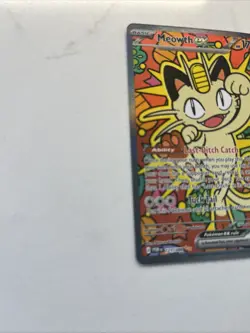 Pokemon TCG Meowth EX 121/088 Special Illustration Rare Perfect Order SIR - M/NM - Image 5