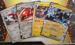 Meddling Sparks Cosmos Holo Promo Pack SEALED Scizor Luxray Pokemon TCG Card - Image 1