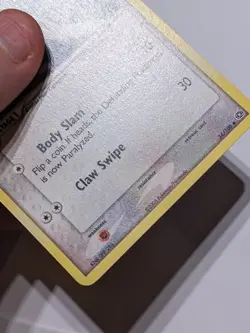 Linoone 34/106 - EX Emerald Pokemon Card WOTC YUKA MORII - NM - Image 3