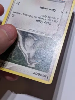 Linoone 34/106 - EX Emerald Pokemon Card WOTC YUKA MORII - NM - Image 4