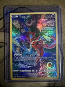 Deoxys GG12/GG70 – Crown Zenith Galarian Gallery Holo – Pokemon Card – Near Mint - Image 1