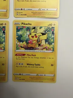 Pokemon Pikachu TCG Sword & Shield Lost Origin Card 052/196, LOT OF (4) - Image 5