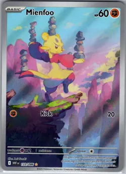 Mienfoo 133/086 SV: White Flare - Pokemon Card - NM - Image 1