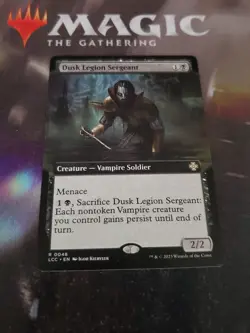 Mtg. Dusk Legion Sergeant. Extended Art. Lost Caverns Of Ixalan. Pack Fresh - Image 1