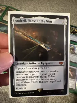Anduril, Flame of the West Universes Beyond: the Lord of the Rings Mtg - Image 1