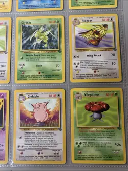 Pokemon TCG Jungle Set Non Holo Rare Binder Page Lot - WOTC VTG 1999 - Image 4