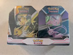 V Heroes 3x 2-Pack Tin Bundle Set Eevee Evolutions (Target 2023) Pokemon TCG - Image 4