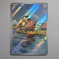 Pokemon TCG Cufant 076/064 Sv: Shrouded Fable Illustration Rare Basic Holo - Image 1